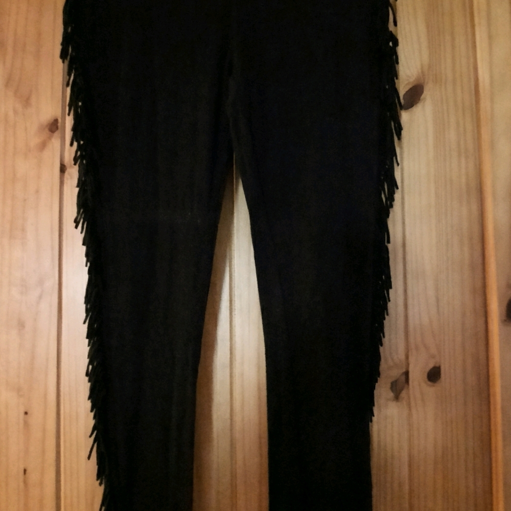 Cute fringe leggings